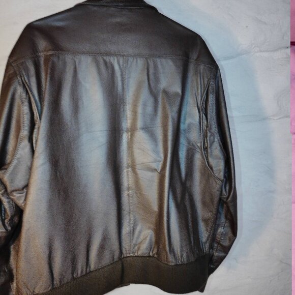 Vintage Members Only vintage bomber jacket in chocolate brown - Picture 2 of 5